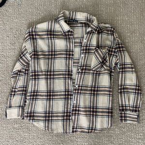 flannel button up